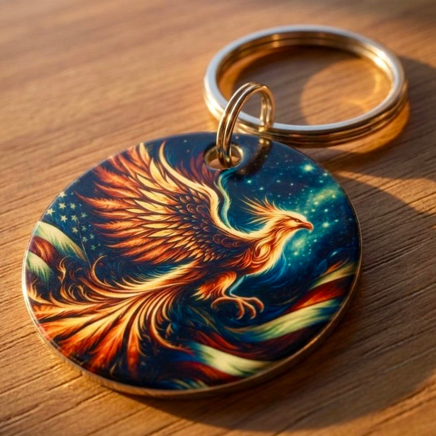 Sublimated Aluminum Keychain